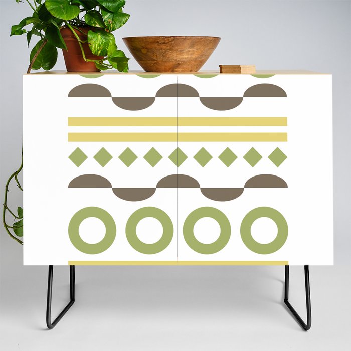 Patterned shape line collection 8 Credenza