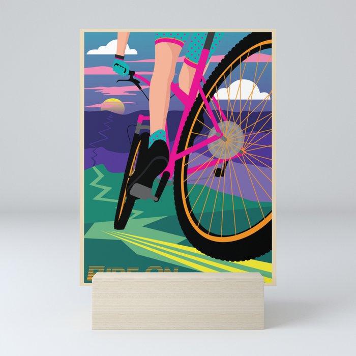 Ride on! Mini Art Print