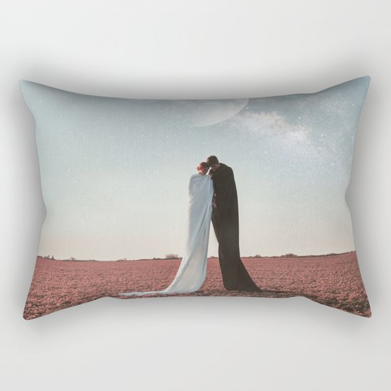 Living under the stars Rectangular Pillow