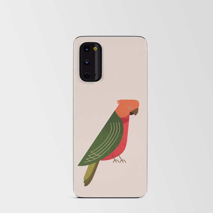Whimsy Australian King Parrot Android Card Case