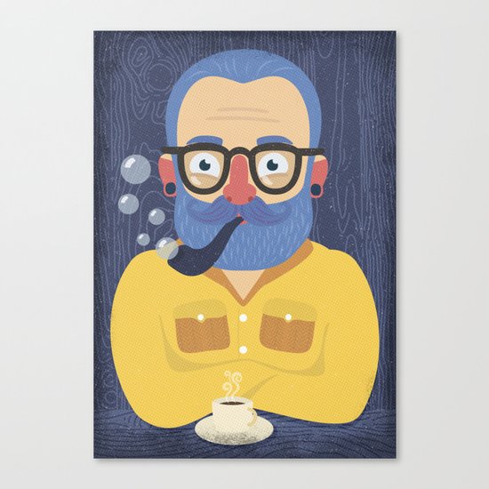 Blue Beard Canvas Print