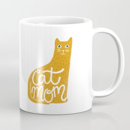 Cat Mom in Mustard Mug