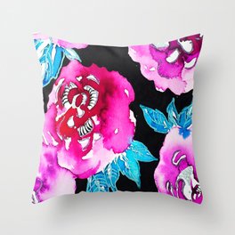 Beauty in pink Throw Pillow
