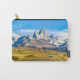 Snowy Andes Mountains, El Chalten, Argentina Carry-All Pouch