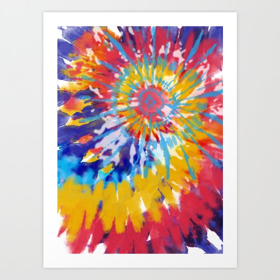 Summer Spiral Art Print