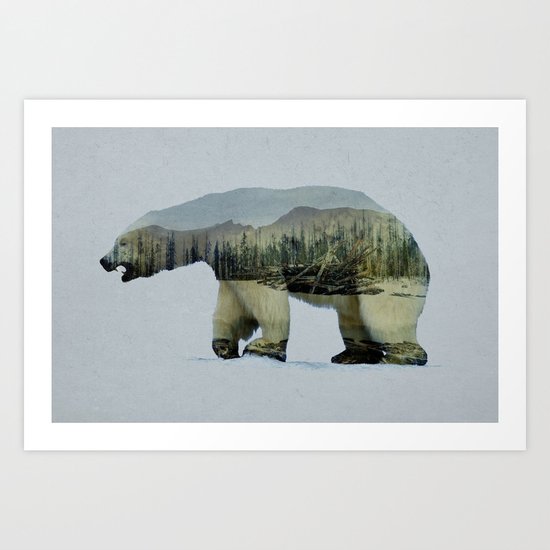 The Polar Bear Art Print