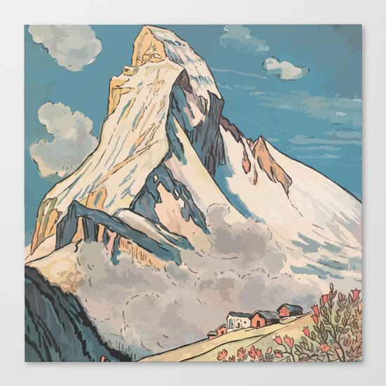 Night Mountains No. 45 Canvas Print