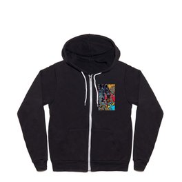 Abstract forrest Full Zip Hoodie