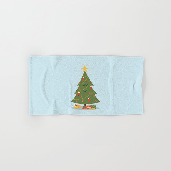 The Tree and the Cat Hand & Bath Towel