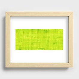 Lime green Recessed Framed Print