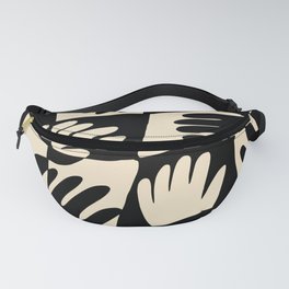 Hand Print Fanny Pack | Unityart, Abstractpattern, Equalityart, B Wpattern, Digital, Checkered, Abstracthands, Curated, Holdinghands, Abstractcheckers 