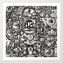 Robots Are Robots Art Print