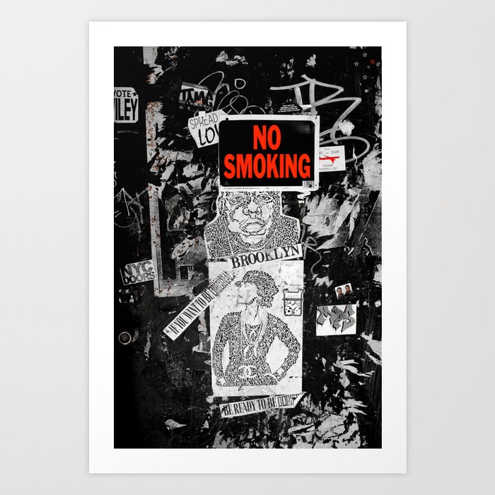 No Smoking Art Print