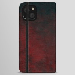Dark Gothic Red Black iPhone Wallet Case