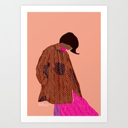 Pink Skirt Art Print