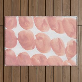 1    | 190408 Red Abstract Watercolour Outdoor Rug