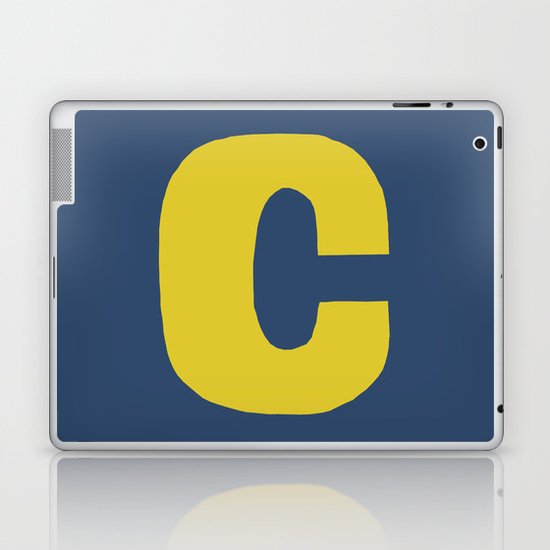 Yellow C Laptop & iPad Skin