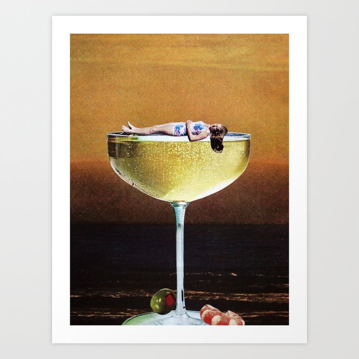 Champagne Sunset 8x10 Art Print