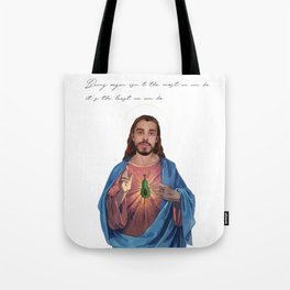 Vegan Jesus (Earthling Ed quote) Tote Bag