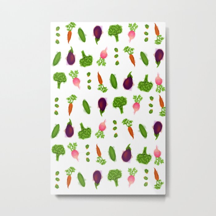 Vegetables Metal Print