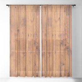 Wood Sheer Curtain