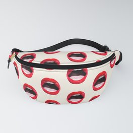 Red Lips Fanny Pack