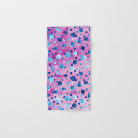 Polka Dot Pattern 06 Hand & Bath Towel