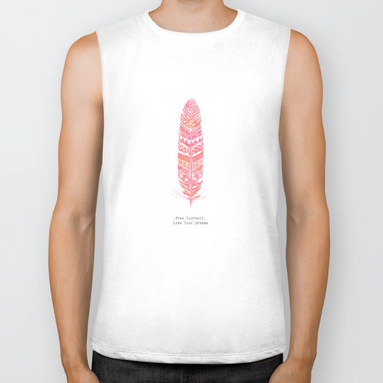 Feather Biker Tank