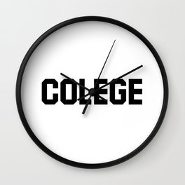 Colege - Misspelling Joke Wall Clock