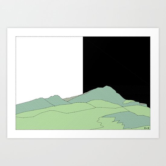 NATURE basque country Art Print