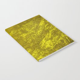Mustard yellow velvet texture Notebook