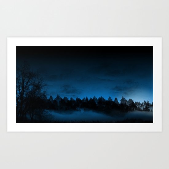 Night sky Art Print