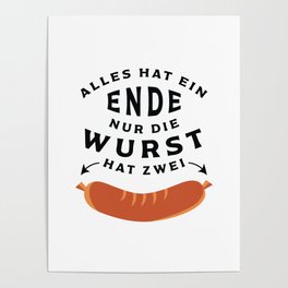 German Sausage Oktoberfest Poster