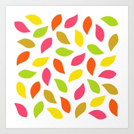 Citrus Leaves Art Print