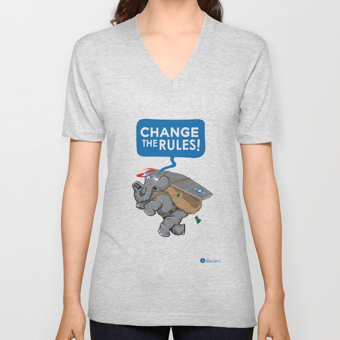 CHANGE The RULES V Neck T Shirt