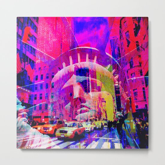Liberty in New-York Metal Print