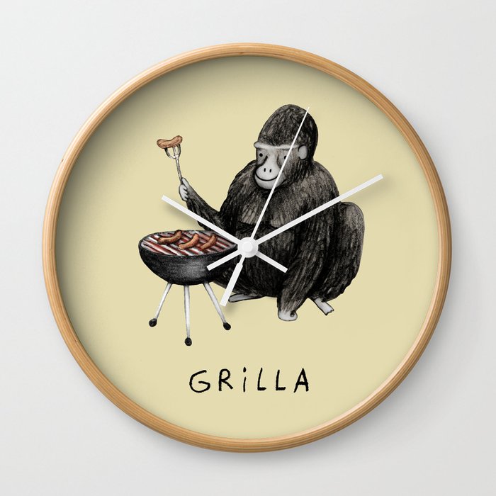 Grilla Wall Clock