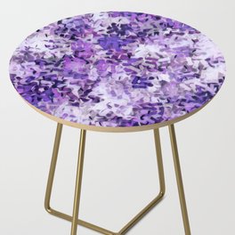 Crayon Confetti Purple Lavender Side Table