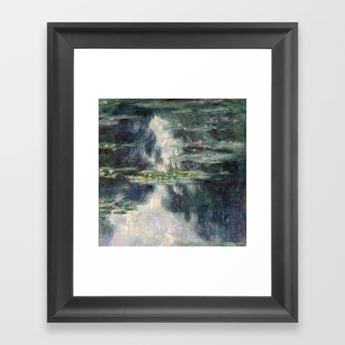 Monet, water lilies or nympheas 7 water lily Framed Art Print