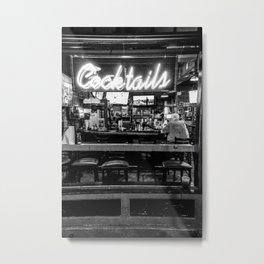 Cocktails Metal Print | Drink, B W, Bealestreet, Beer, Bar, Lounge, Cocktail, Bluffcity, Alcohol, Barset 