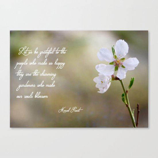 Let us be grateful Canvas Print