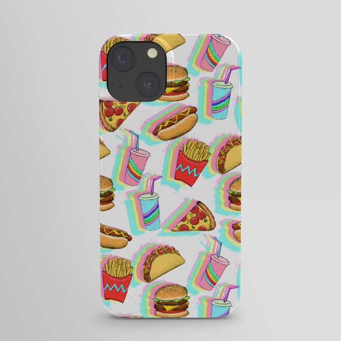 Rainbow Fast Food iPhone Case