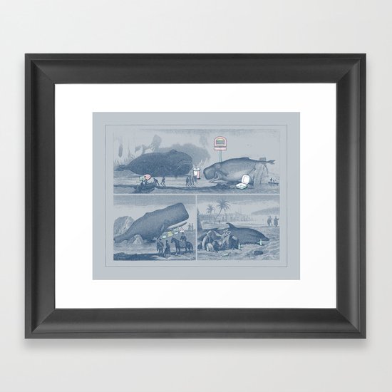 Hungry Framed Art Print