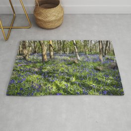 A carpet of bluebells Rug | Kent, Bluebells, Flora, Carpet, Photo, Forest, Flowers, Landscape, England, Tree 