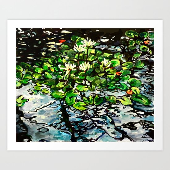 Water lilies Art Print