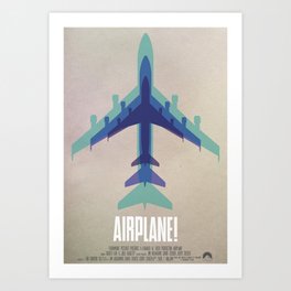 Airplane! Movie Poster Art Print