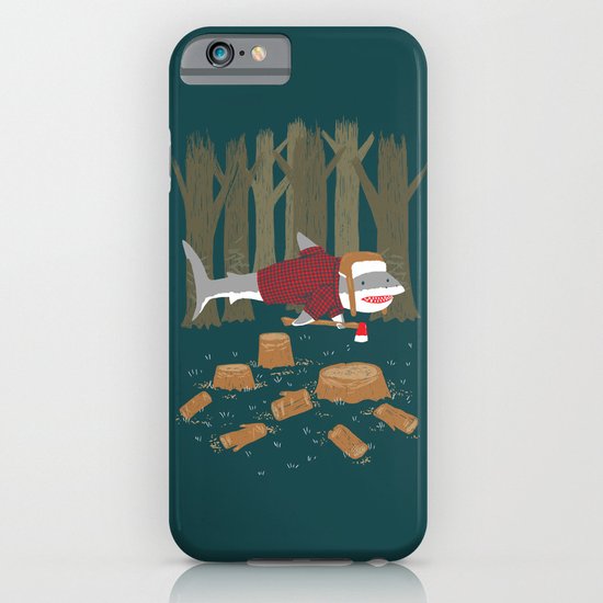 LumberJack Shark iPhone & iPod Case
