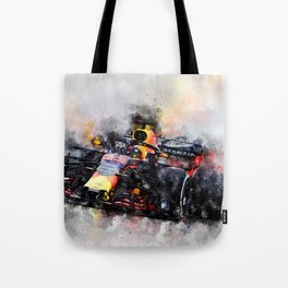 Max Verstappen Racing Tote Bag