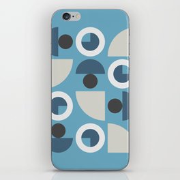 Classic geometric arch circle composition 22 iPhone Skin