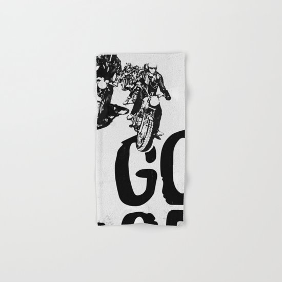 The Horde Motorcycle Art Print Hand & Bath Towel